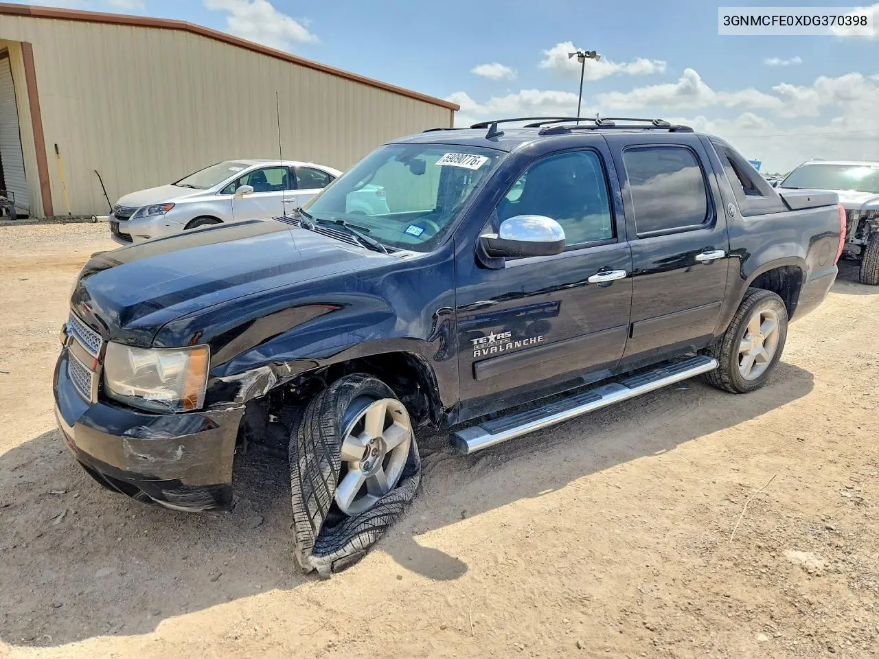 2013 Chevrolet Avalanche Lt VIN: 3GNMCFE0XDG370398 Lot: 59090776