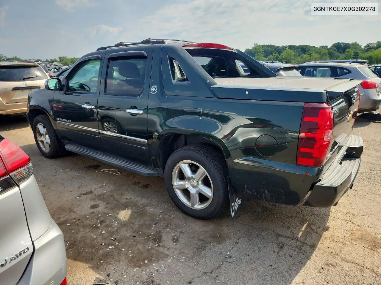 2013 Chevrolet Avalanche Ltz VIN: 3GNTKGE7XDG302278 Lot: 60235366