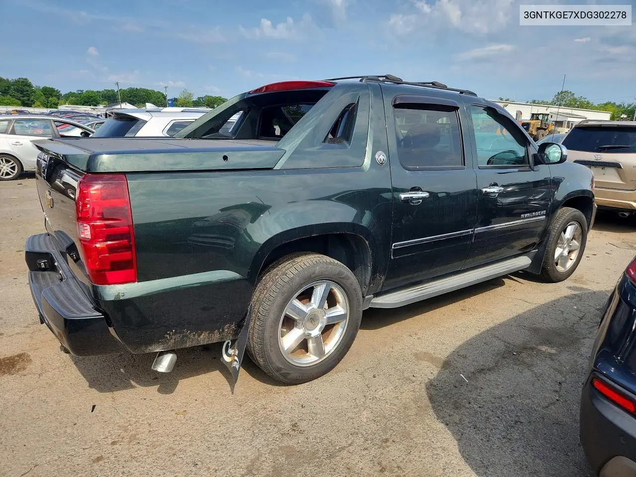 2013 Chevrolet Avalanche Ltz VIN: 3GNTKGE7XDG302278 Lot: 60235366