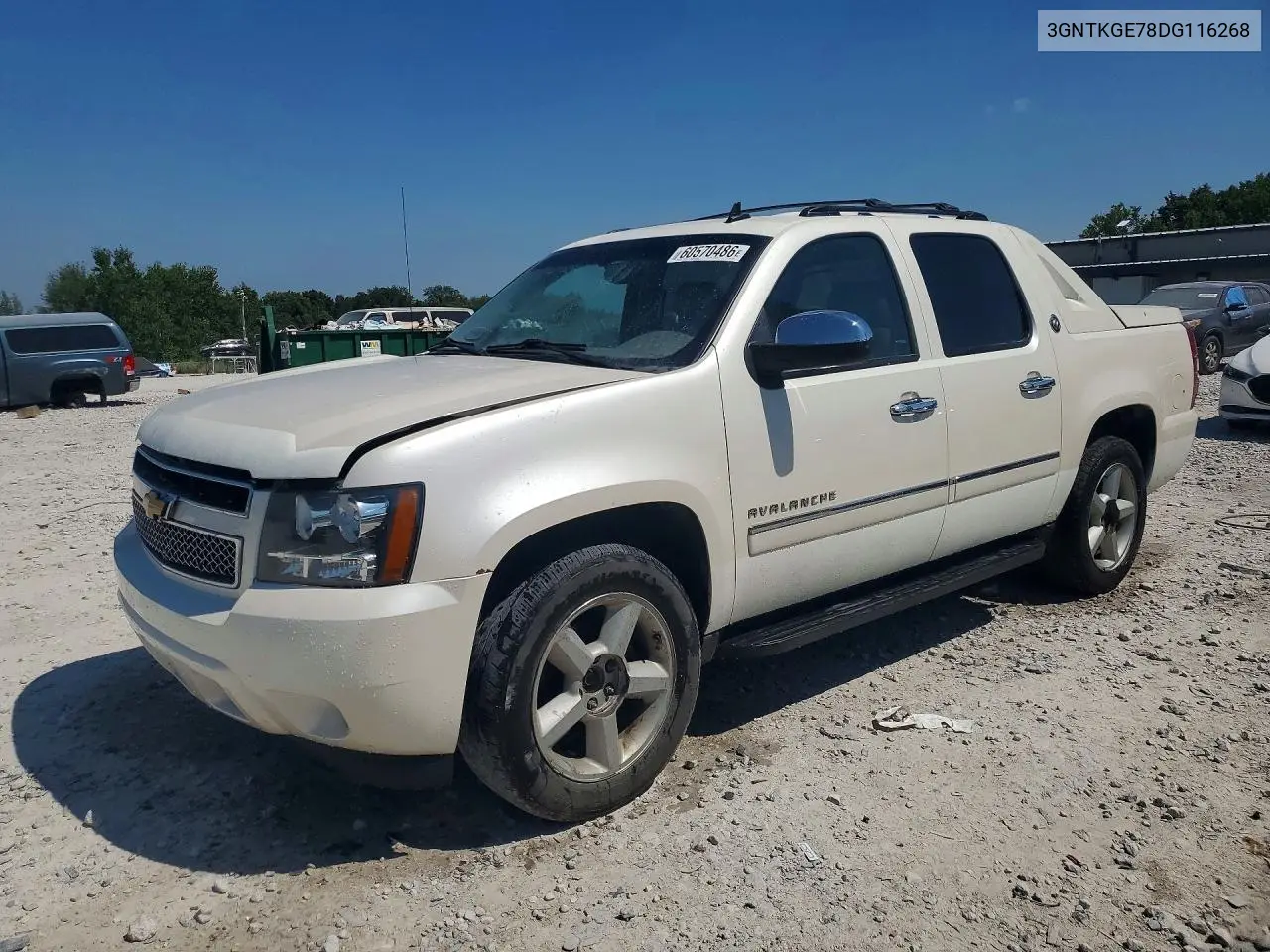 2013 Chevrolet Avalanche Ltz VIN: 3GNTKGE78DG116268 Lot: 60570486