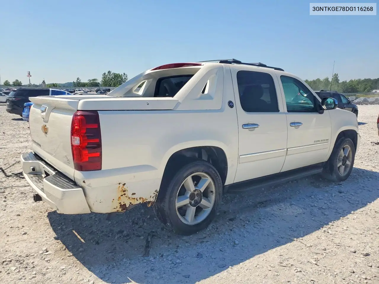 2013 Chevrolet Avalanche Ltz VIN: 3GNTKGE78DG116268 Lot: 60570486