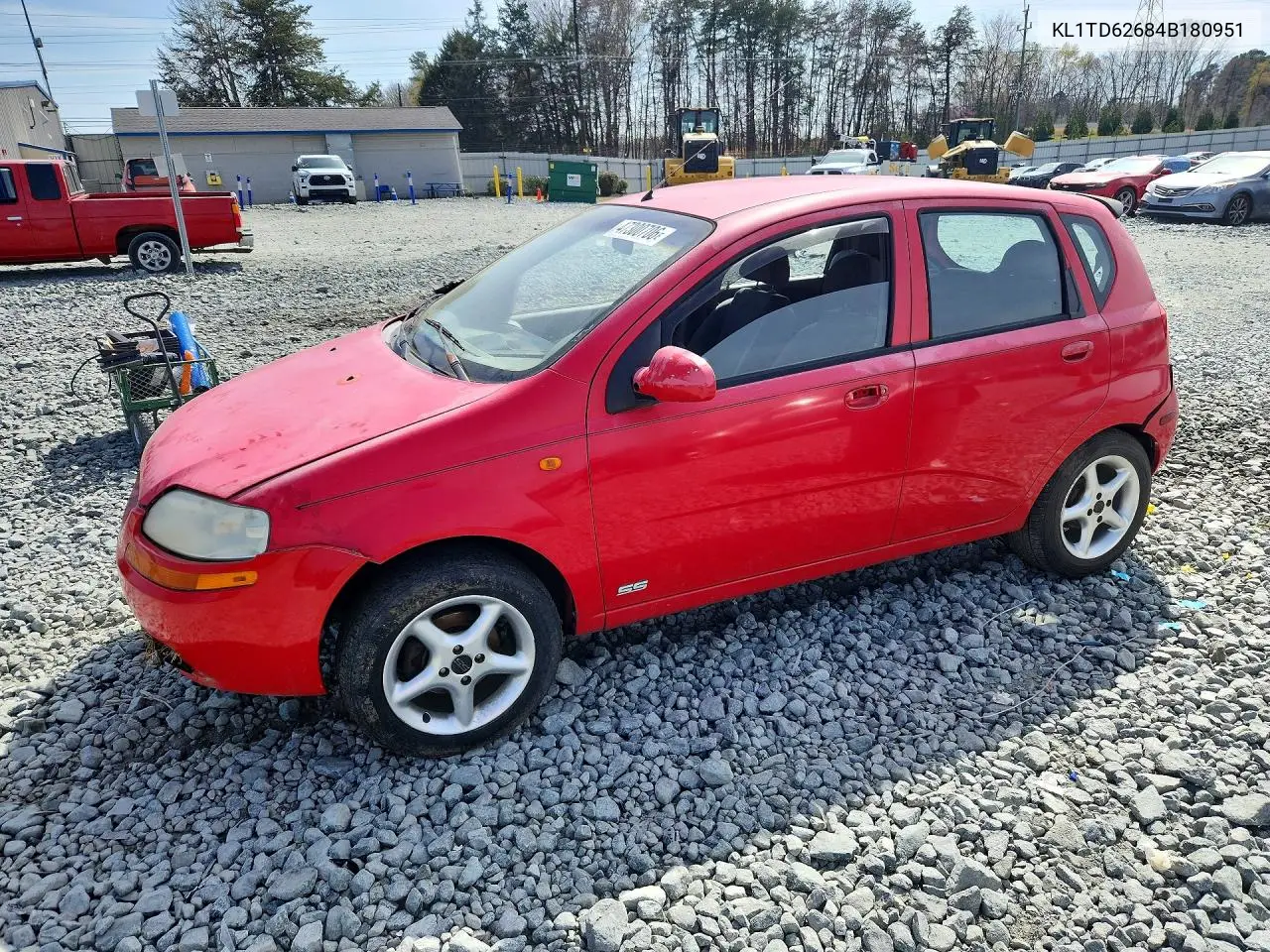 2004 Chev Aveo VIN: KL1TD62684B180951 Lot: 47300706