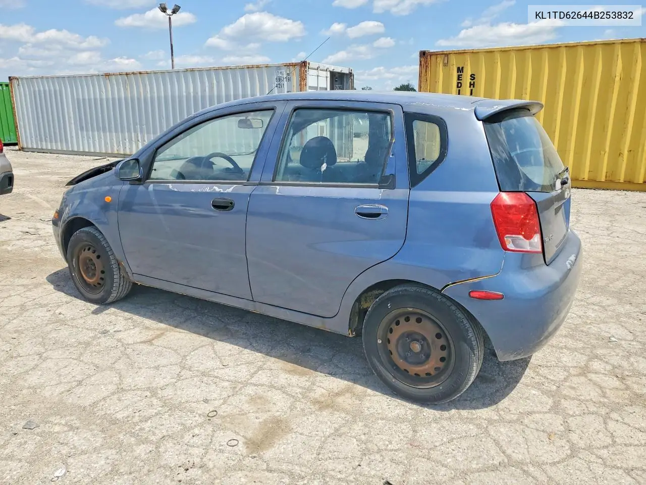 2004 Chevrolet Aveo VIN: KL1TD62644B253832 Lot: 51694016