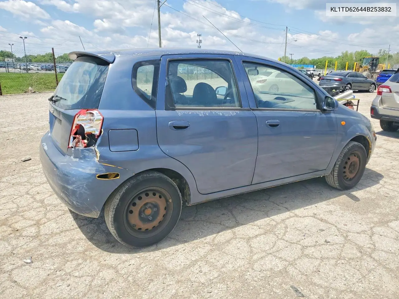2004 Chevrolet Aveo VIN: KL1TD62644B253832 Lot: 51694016