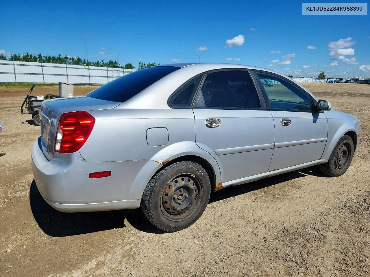 2004 Chevrolet Optra VIN: KL1JD52Z84K958399 Lot: 56627866