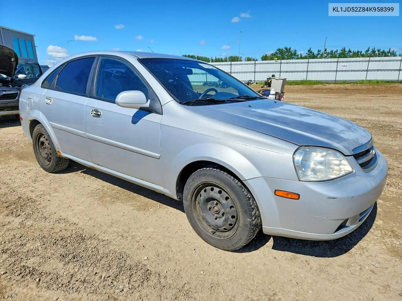 2004 Chevrolet Optra VIN: KL1JD52Z84K958399 Lot: 56627866