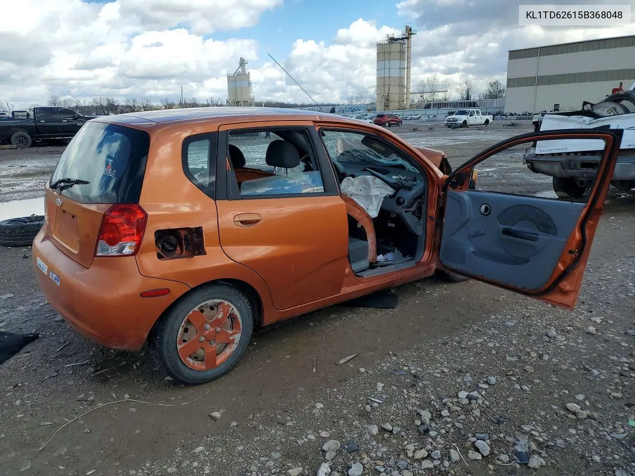 2005 Chevrolet Aveo VIN: KL1TD62615B368048 Lot: 48460436