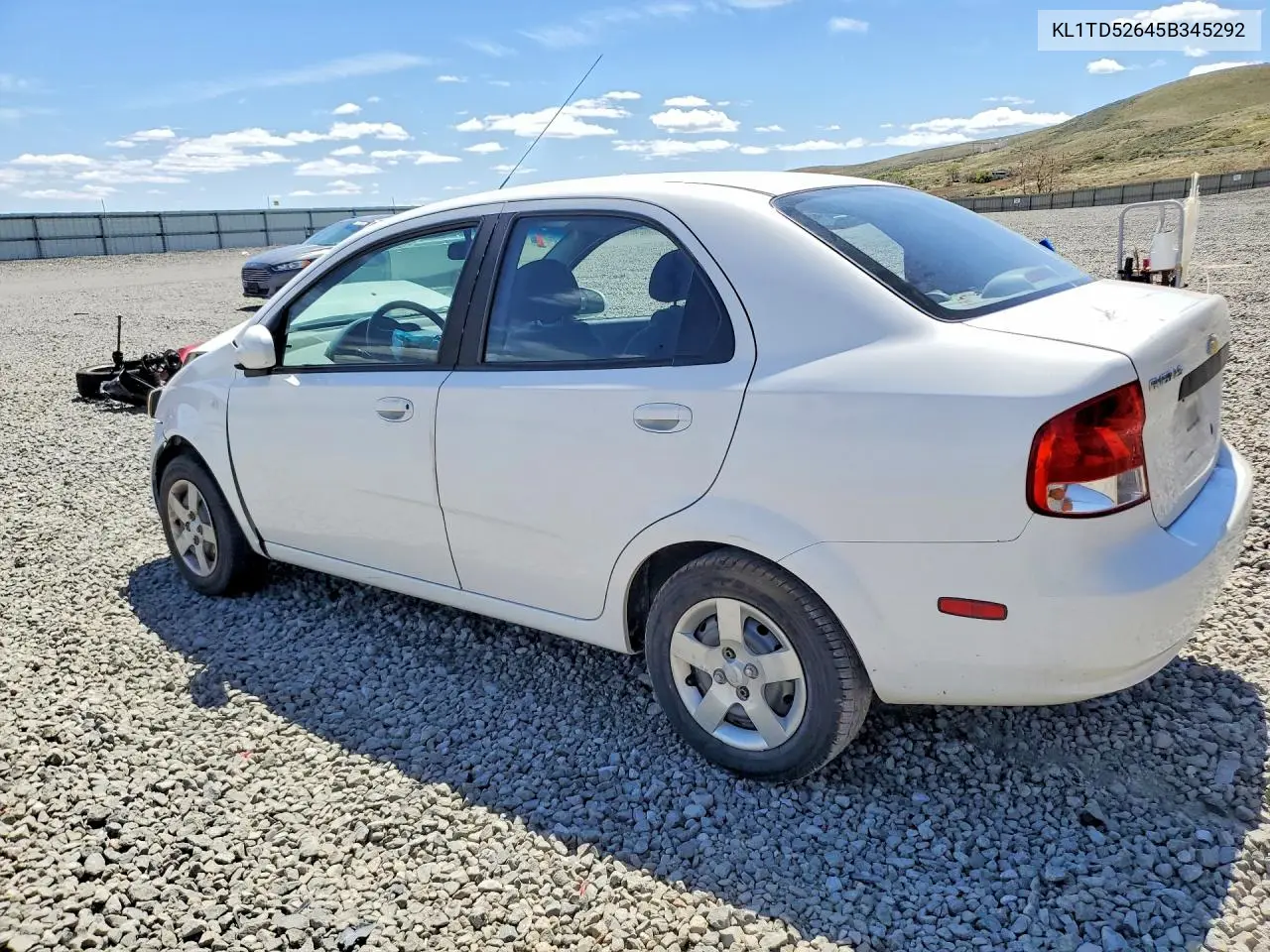 2005 Chevrolet Aveo Base VIN: KL1TD52645B345292 Lot: 51568026