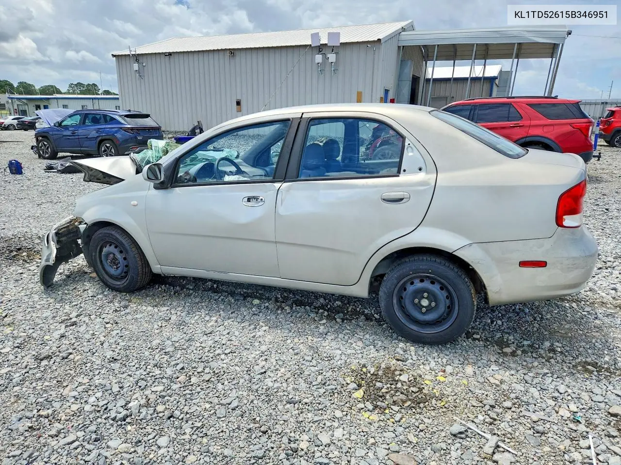 2005 Chevrolet Aveo Base VIN: KL1TD52615B346951 Lot: 57440296