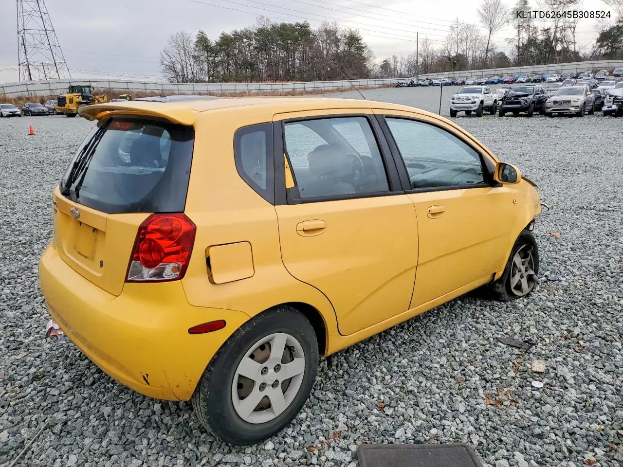 2005 Chevrolet Aveo Base VIN: KL1TD62645B308524 Lot: 73983365