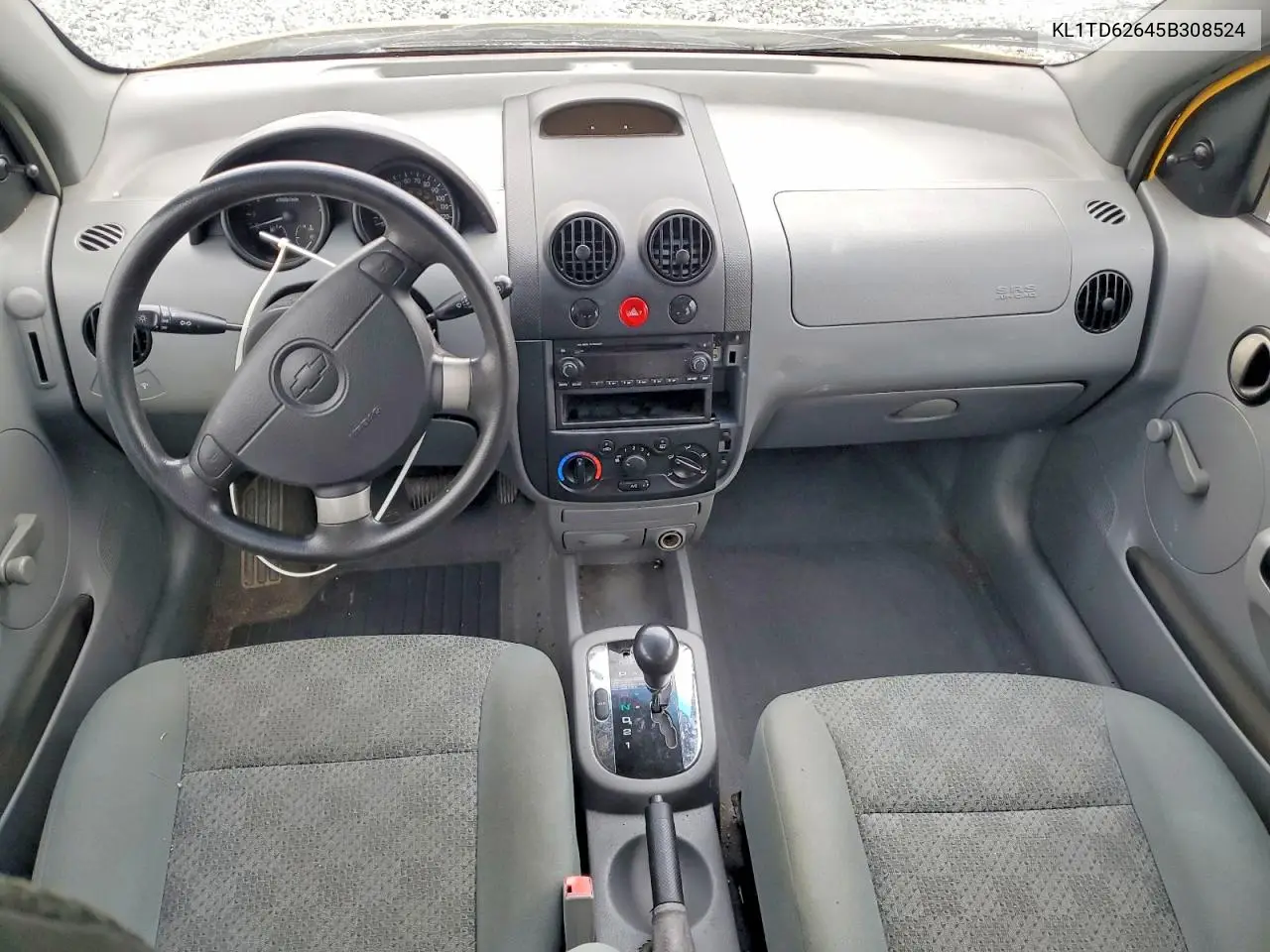 2005 Chevrolet Aveo Base VIN: KL1TD62645B308524 Lot: 73983365