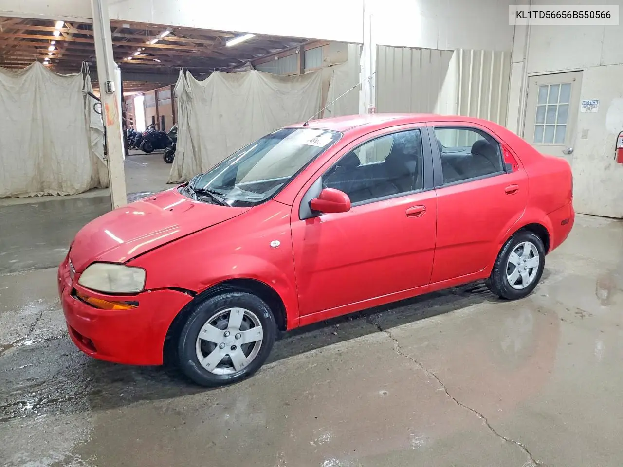 2006 Chevrolet Aveo Base/Ls VIN: KL1TD56656B550566 Lot: 57440616