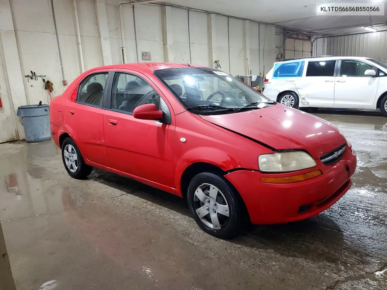 2006 Chevrolet Aveo Base/Ls VIN: KL1TD56656B550566 Lot: 57440616