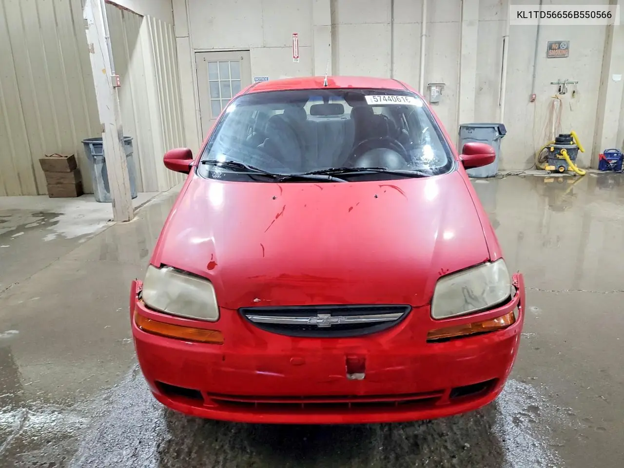 2006 Chevrolet Aveo Base/Ls VIN: KL1TD56656B550566 Lot: 57440616