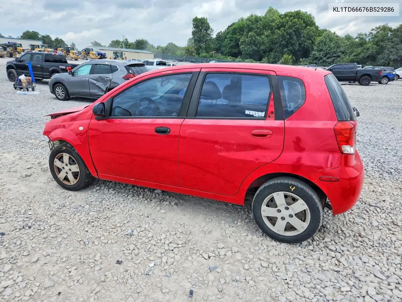 2006 Chevrolet Aveo VIN: KL1TD66676B529286 Lot: 60591566