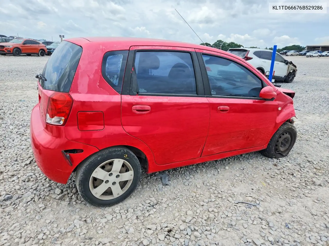 2006 Chevrolet Aveo VIN: KL1TD66676B529286 Lot: 60591566