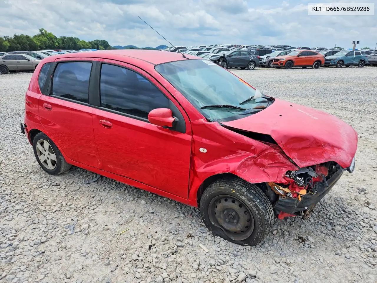 2006 Chevrolet Aveo VIN: KL1TD66676B529286 Lot: 60591566