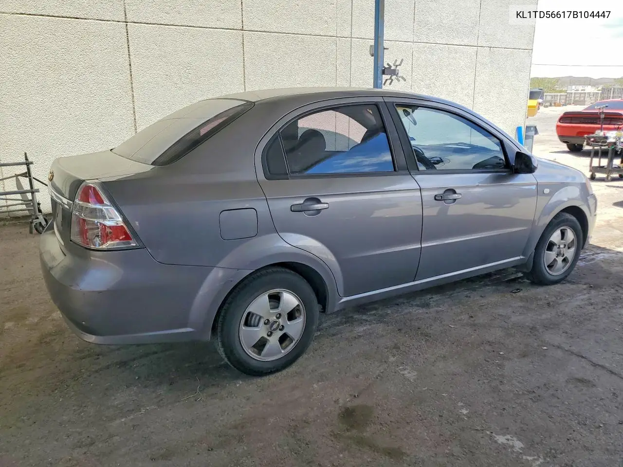 2007 Chevrolet Aveo Base VIN: KL1TD56617B104447 Lot: 56979646