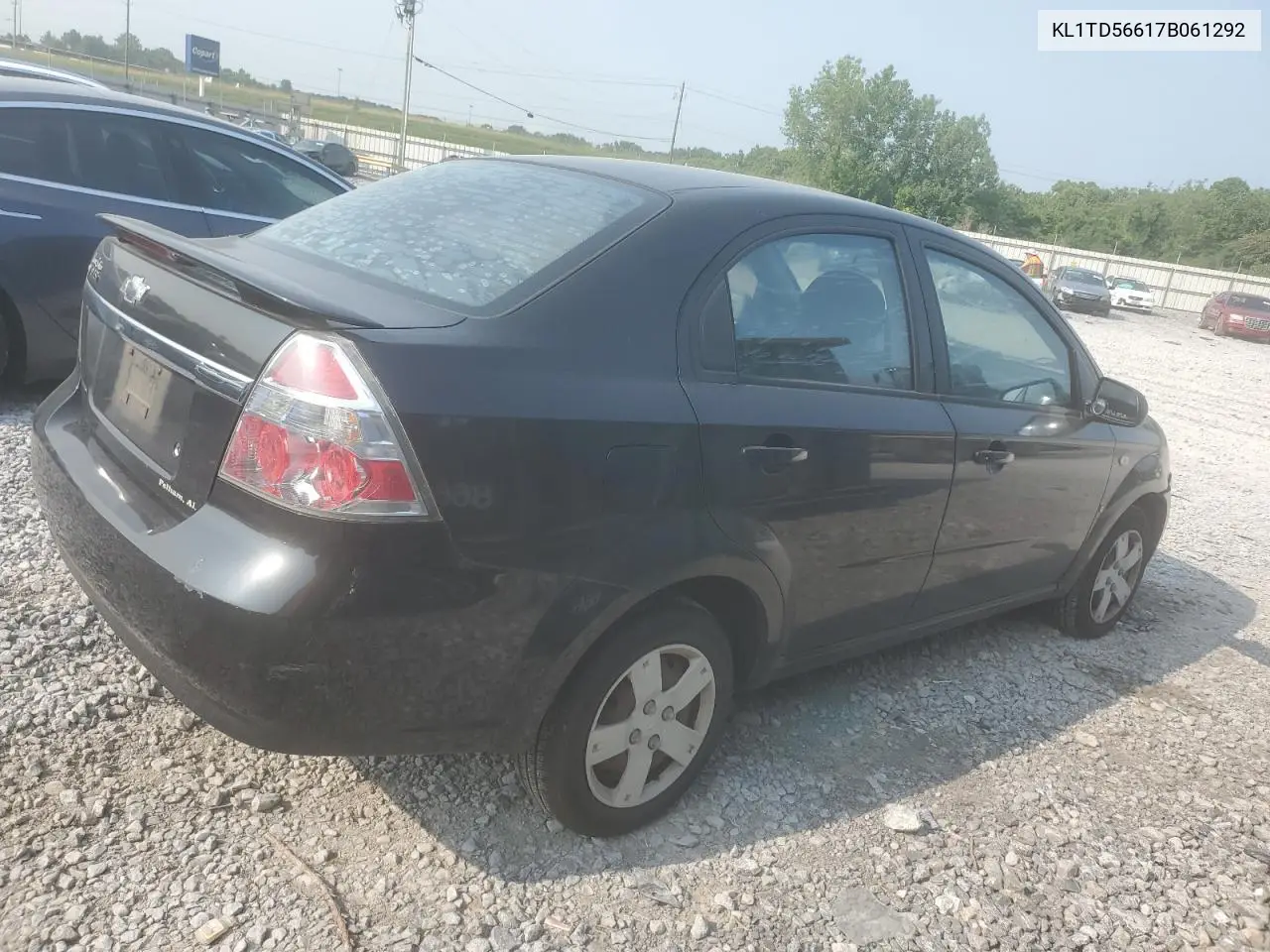 2007 Chevrolet Aveo Base VIN: KL1TD56617B061292 Lot: 58976435
