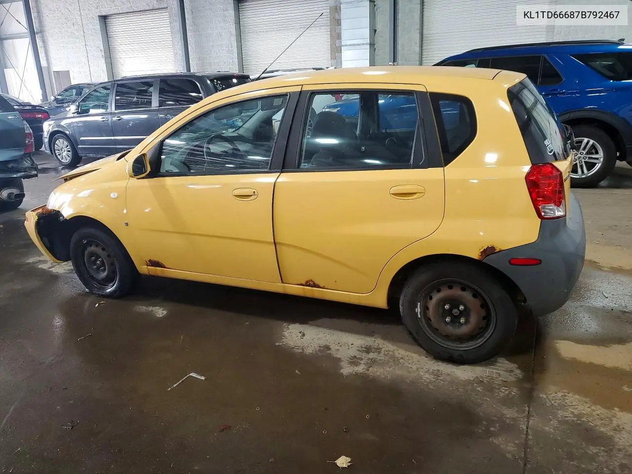 2007 Chevrolet Aveo Base VIN: KL1TD66687B792467 Lot: 61064216