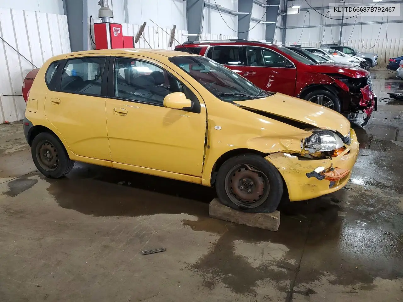 2007 Chevrolet Aveo Base VIN: KL1TD66687B792467 Lot: 61064216