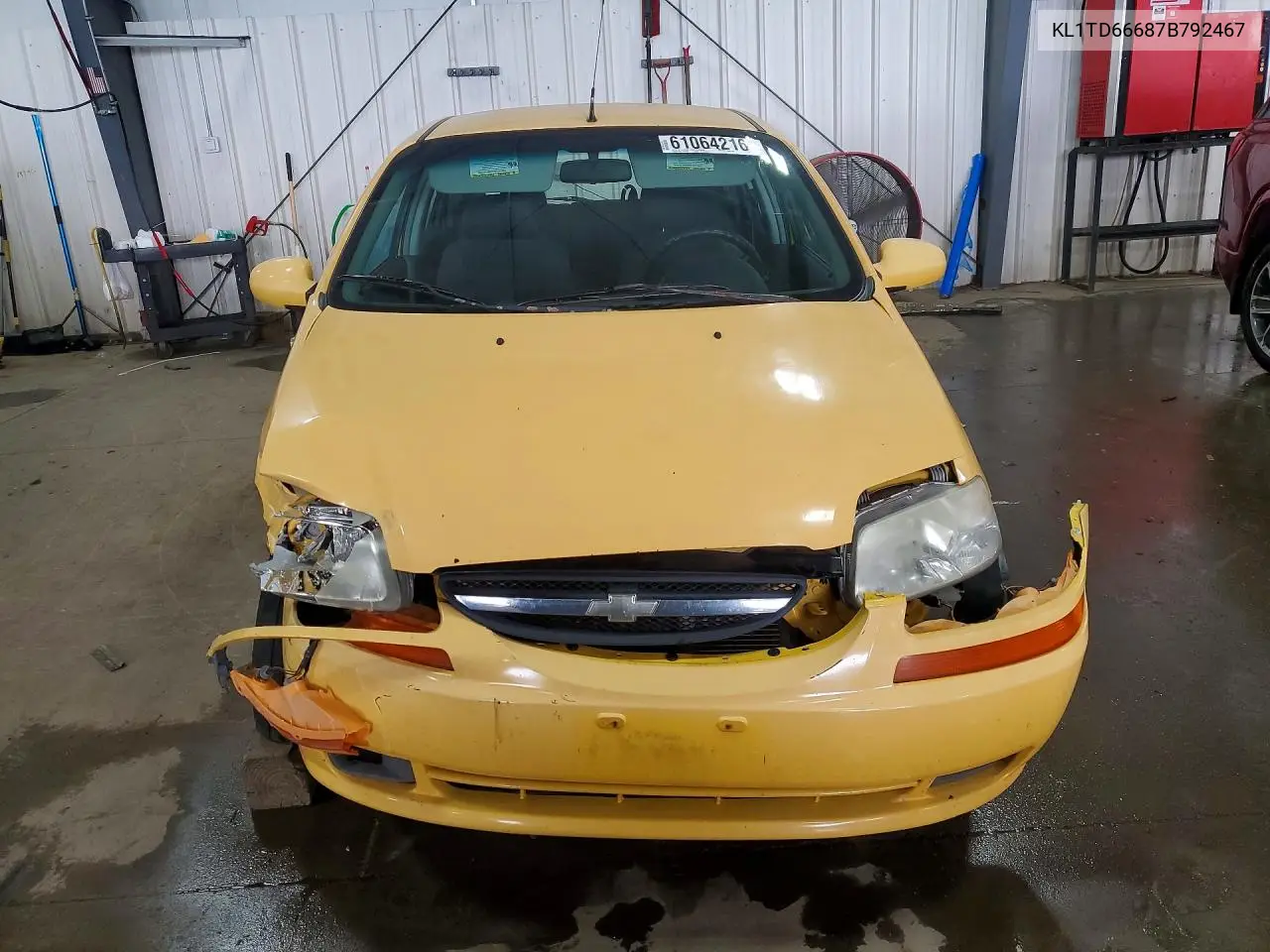 2007 Chevrolet Aveo Base VIN: KL1TD66687B792467 Lot: 61064216