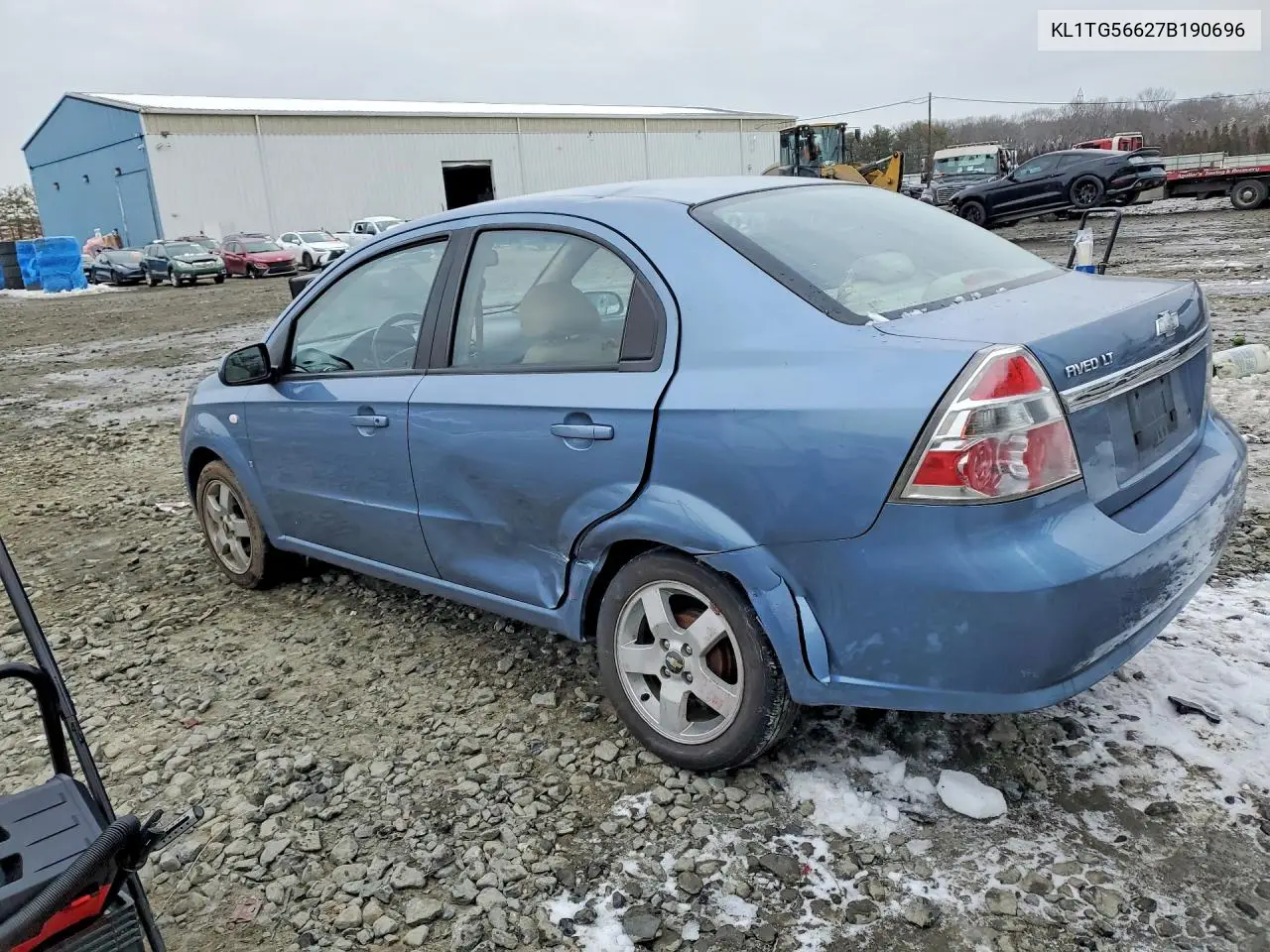 2007 Chevrolet Aveo Lt VIN: KL1TG56627B190696 Lot: 76720355