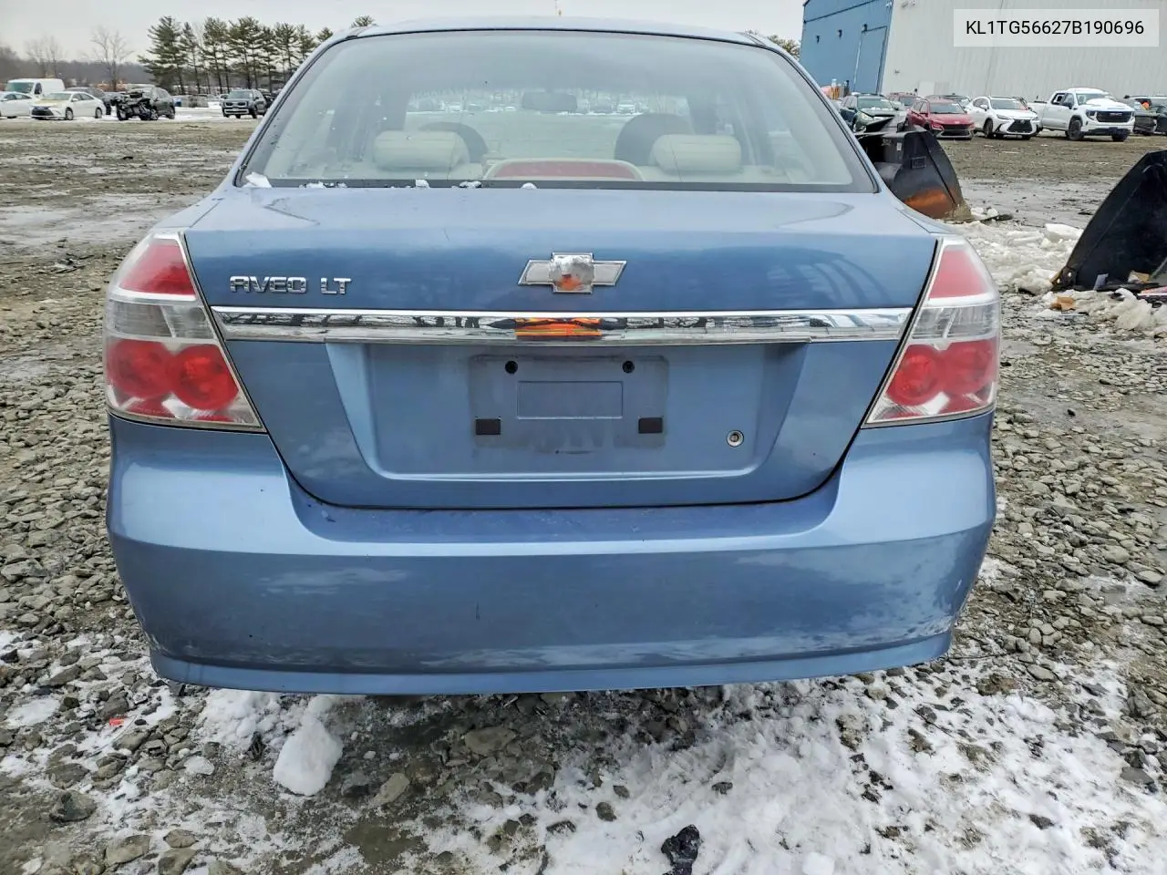 2007 Chevrolet Aveo Lt VIN: KL1TG56627B190696 Lot: 76720355