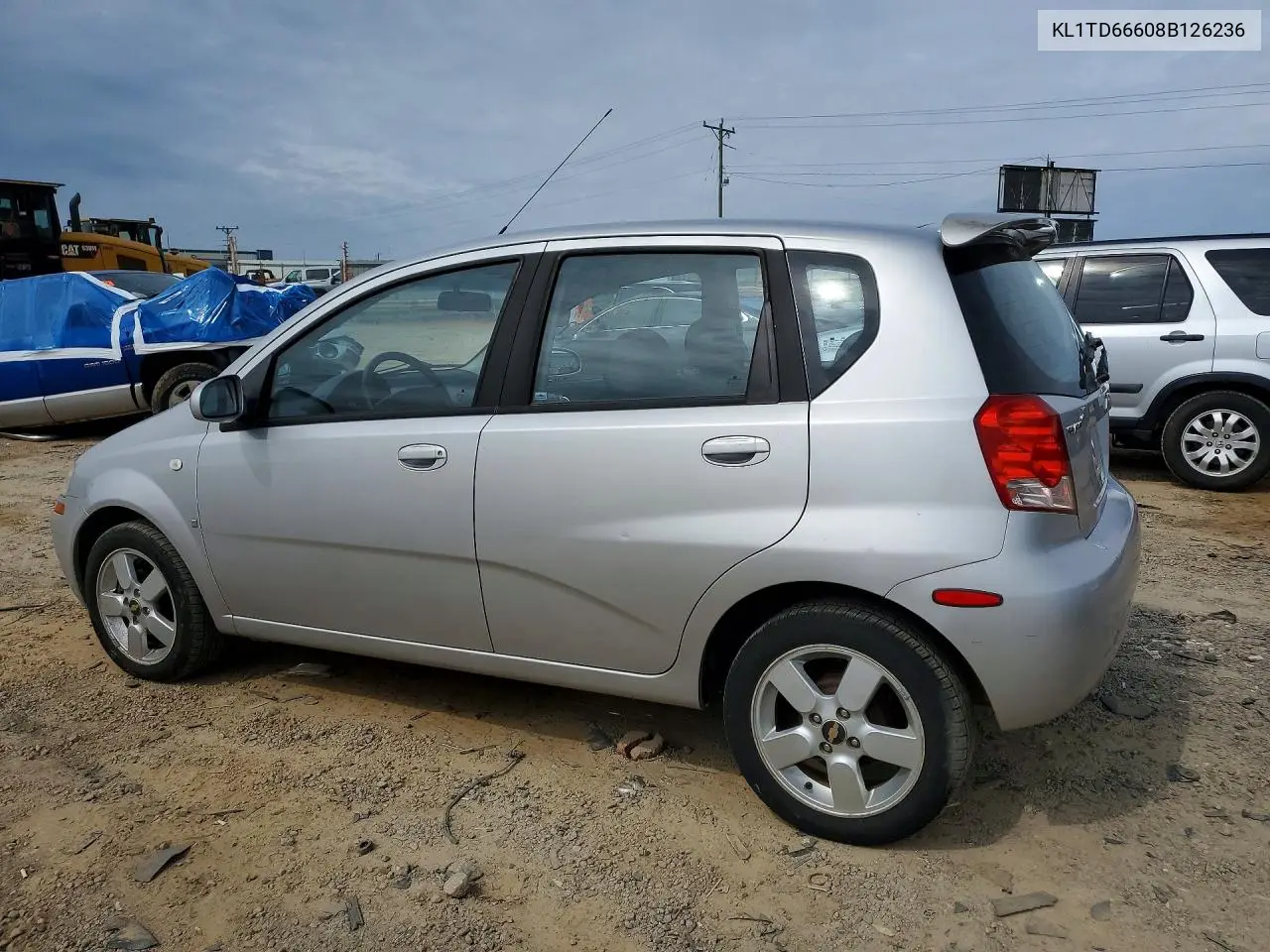2008 Chevrolet Aveo Base VIN: KL1TD66608B126236 Lot: 57056636