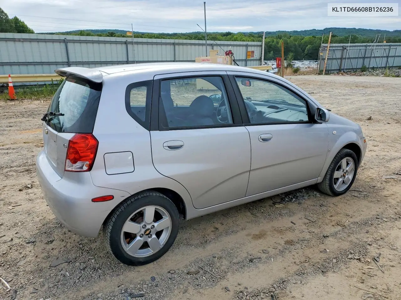 2008 Chevrolet Aveo Base VIN: KL1TD66608B126236 Lot: 57056636