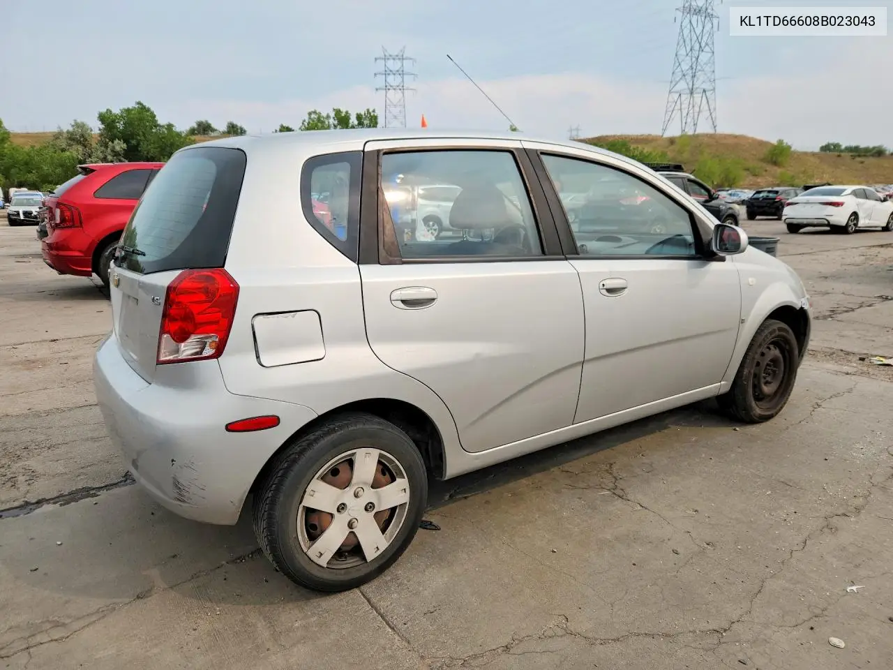 2008 Chevrolet Aveo Base VIN: KL1TD66608B023043 Lot: 57840206