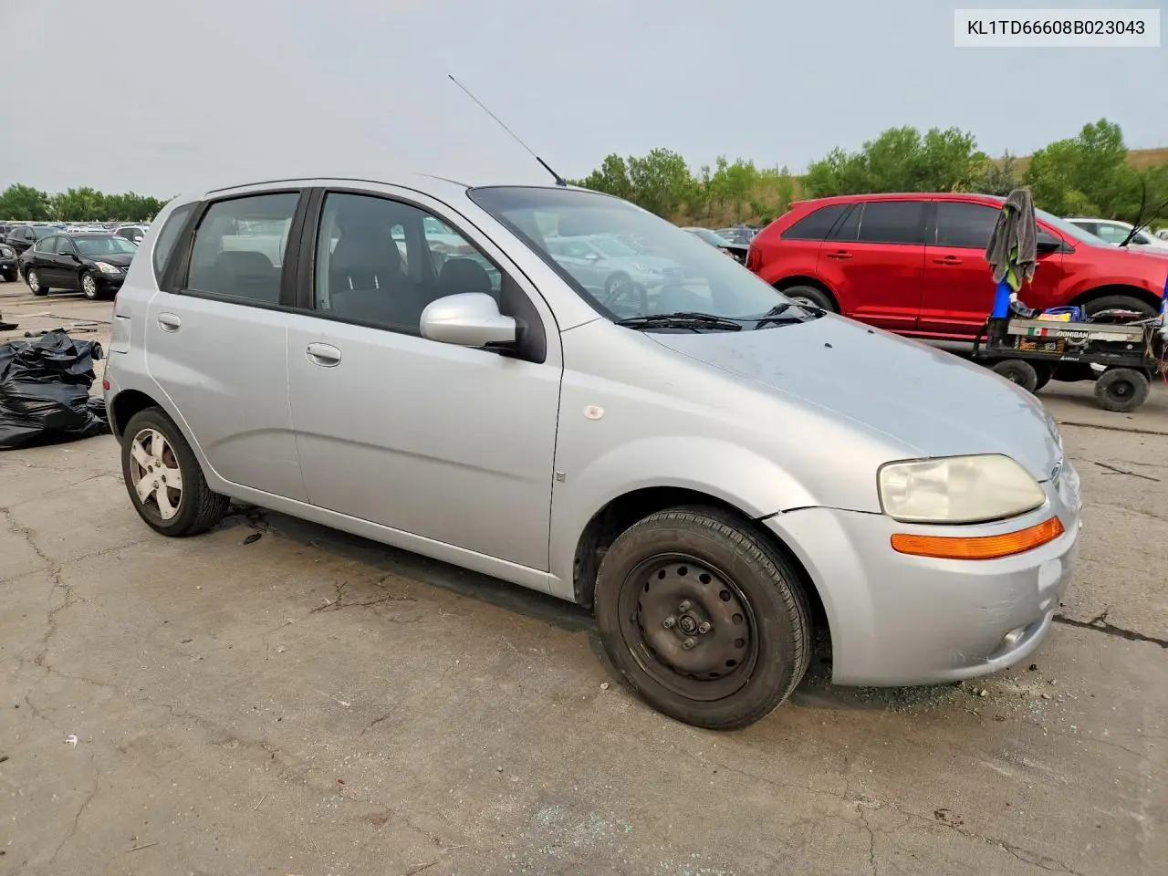 2008 Chevrolet Aveo Base VIN: KL1TD66608B023043 Lot: 57840206