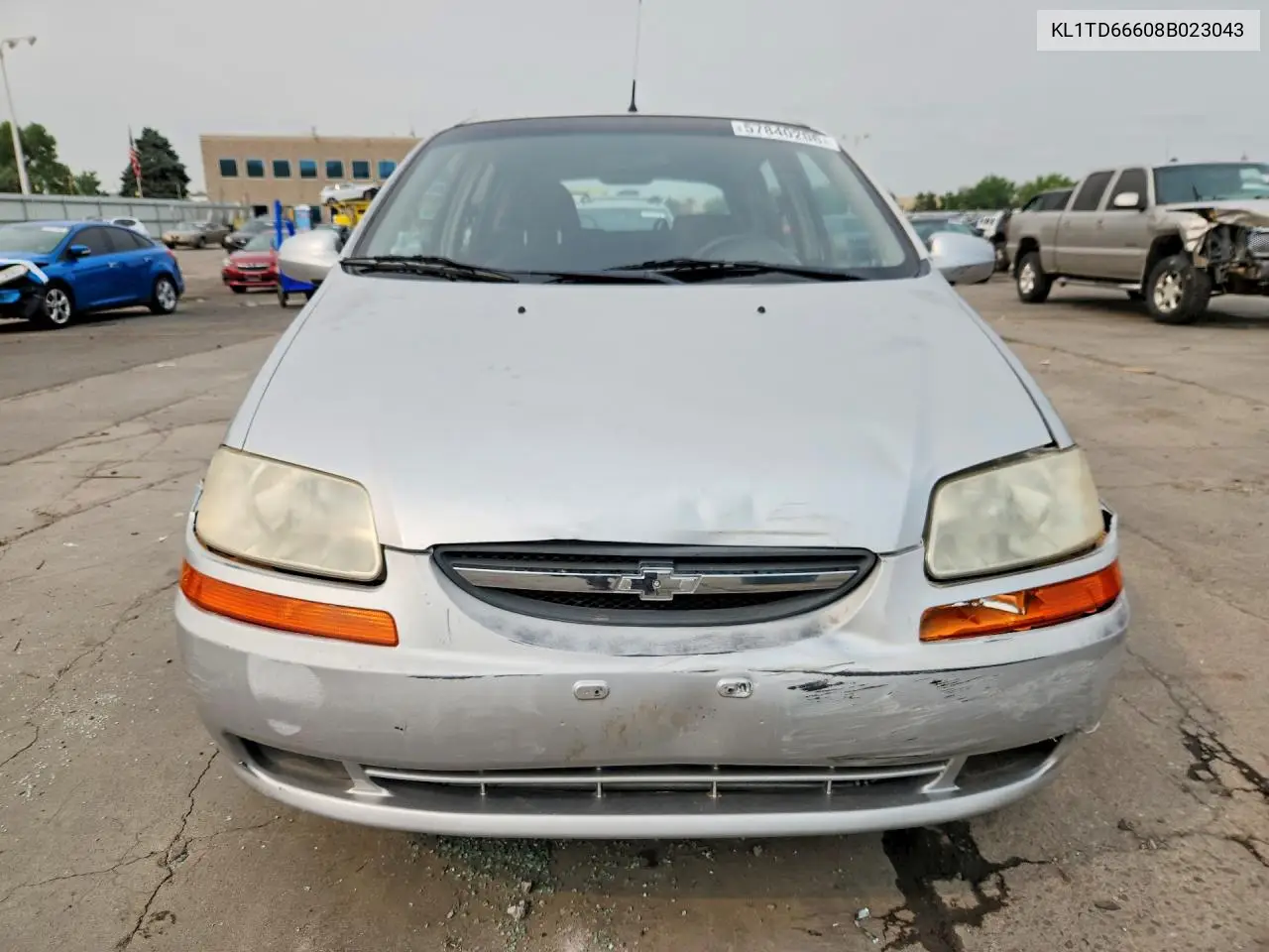 2008 Chevrolet Aveo Base VIN: KL1TD66608B023043 Lot: 57840206