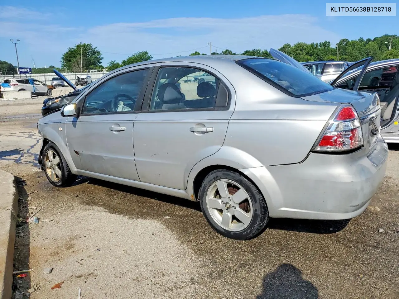 2008 Chevrolet Aveo Base/Ls VIN: KL1TD56638B128718 Lot: 58635386