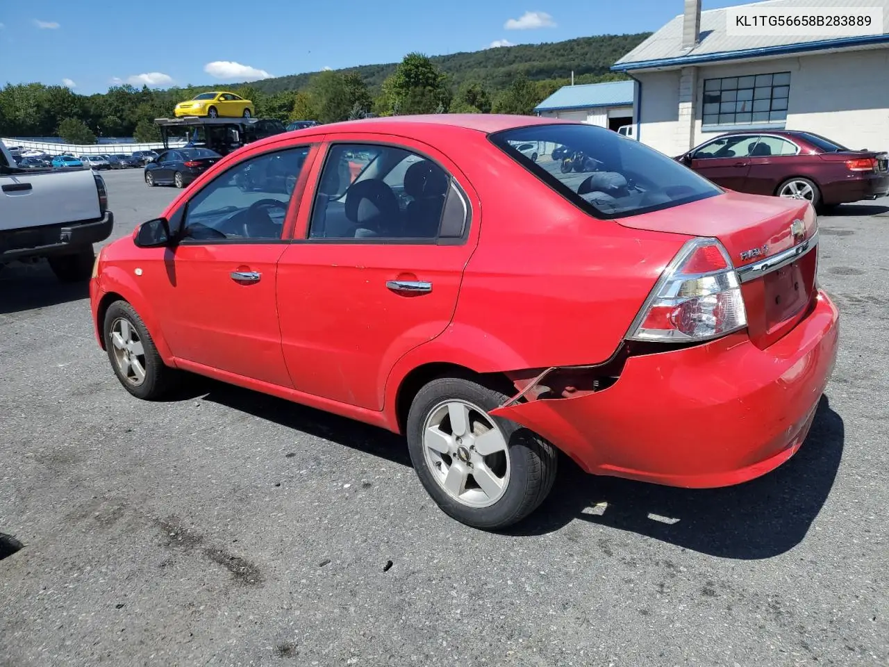 2008 Chevrolet Aveo Lt VIN: KL1TG56658B283889 Lot: 80290325