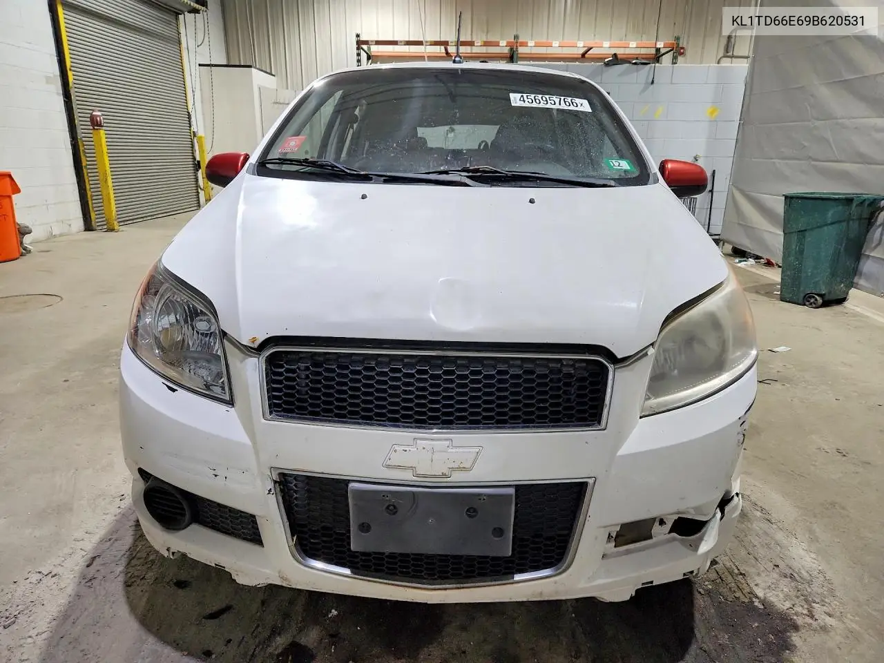 2009 Chevrolet Aveo VIN: KL1TD66E69B620531 Lot: 45695766