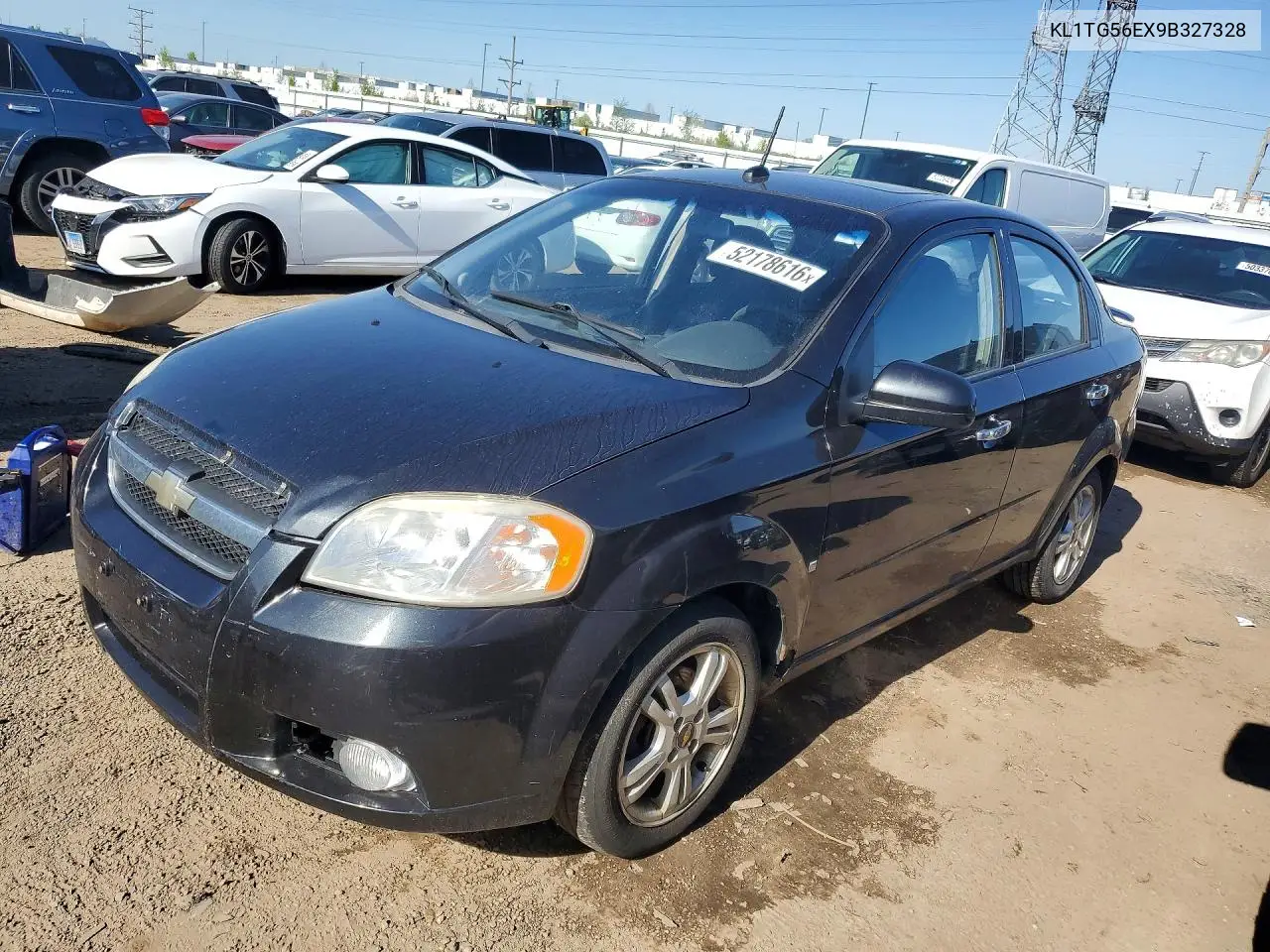 2009 Chevrolet Aveo Lt VIN: KL1TG56EX9B327328 Lot: 52178616