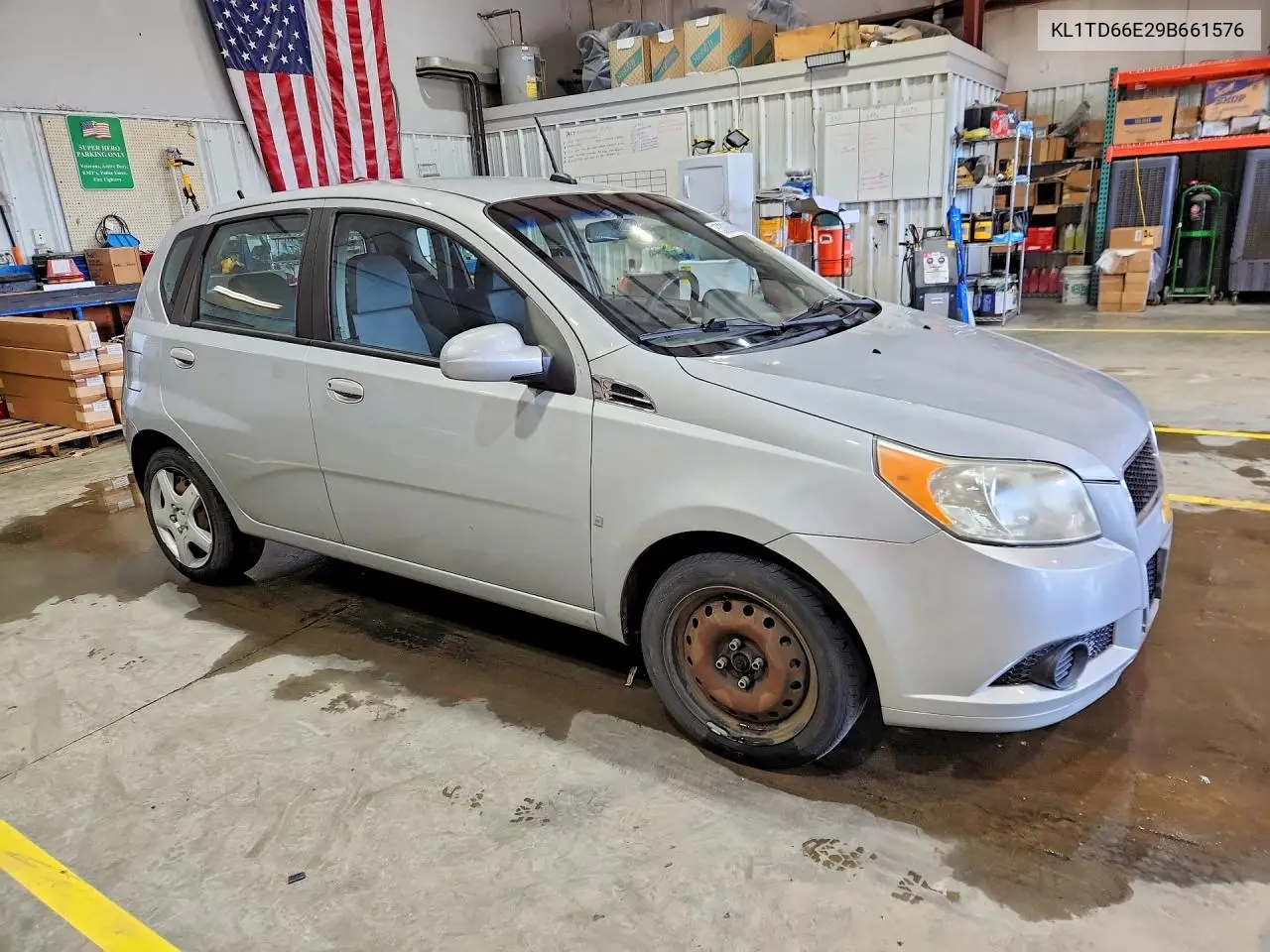 2009 Chevrolet Aveo Ls VIN: KL1TD66E29B661576 Lot: 53006086