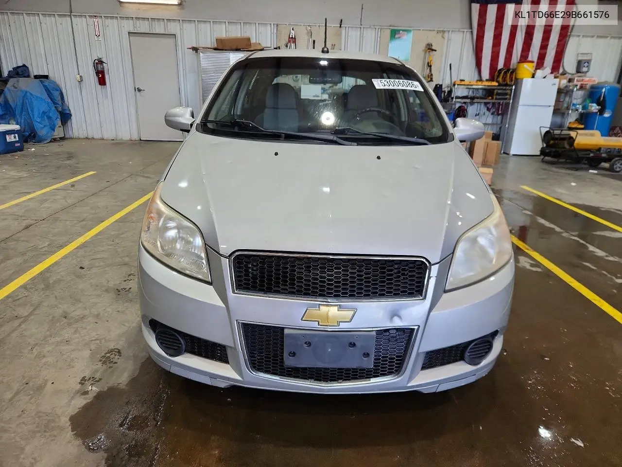 2009 Chevrolet Aveo Ls VIN: KL1TD66E29B661576 Lot: 53006086