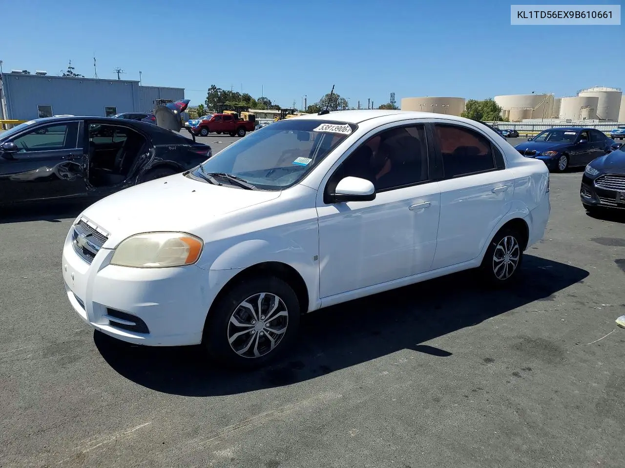 2009 Chevrolet Aveo Ls VIN: KL1TD56EX9B610661 Lot: 53813906