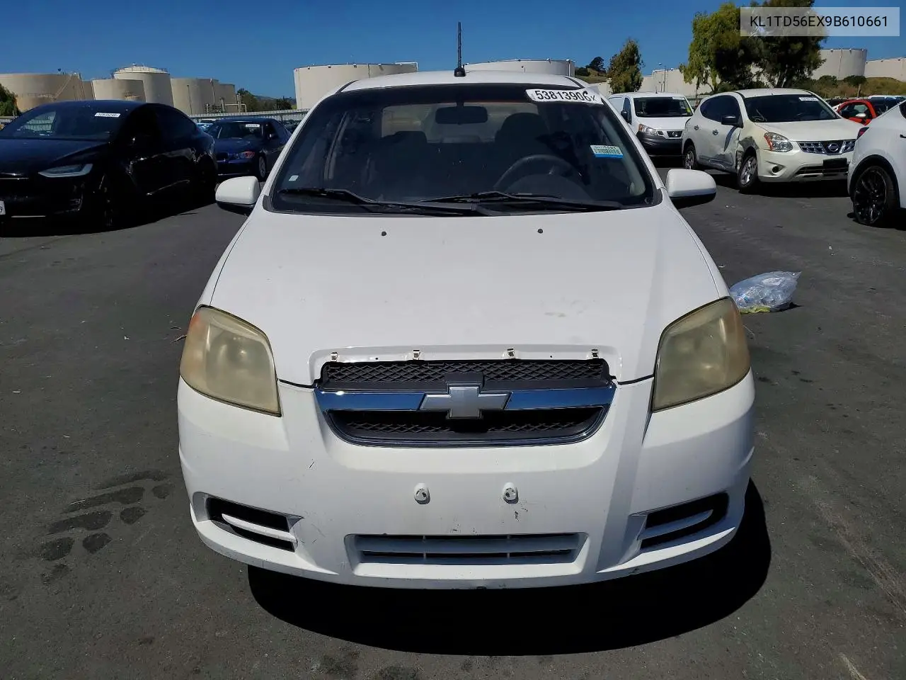 2009 Chevrolet Aveo Ls VIN: KL1TD56EX9B610661 Lot: 53813906
