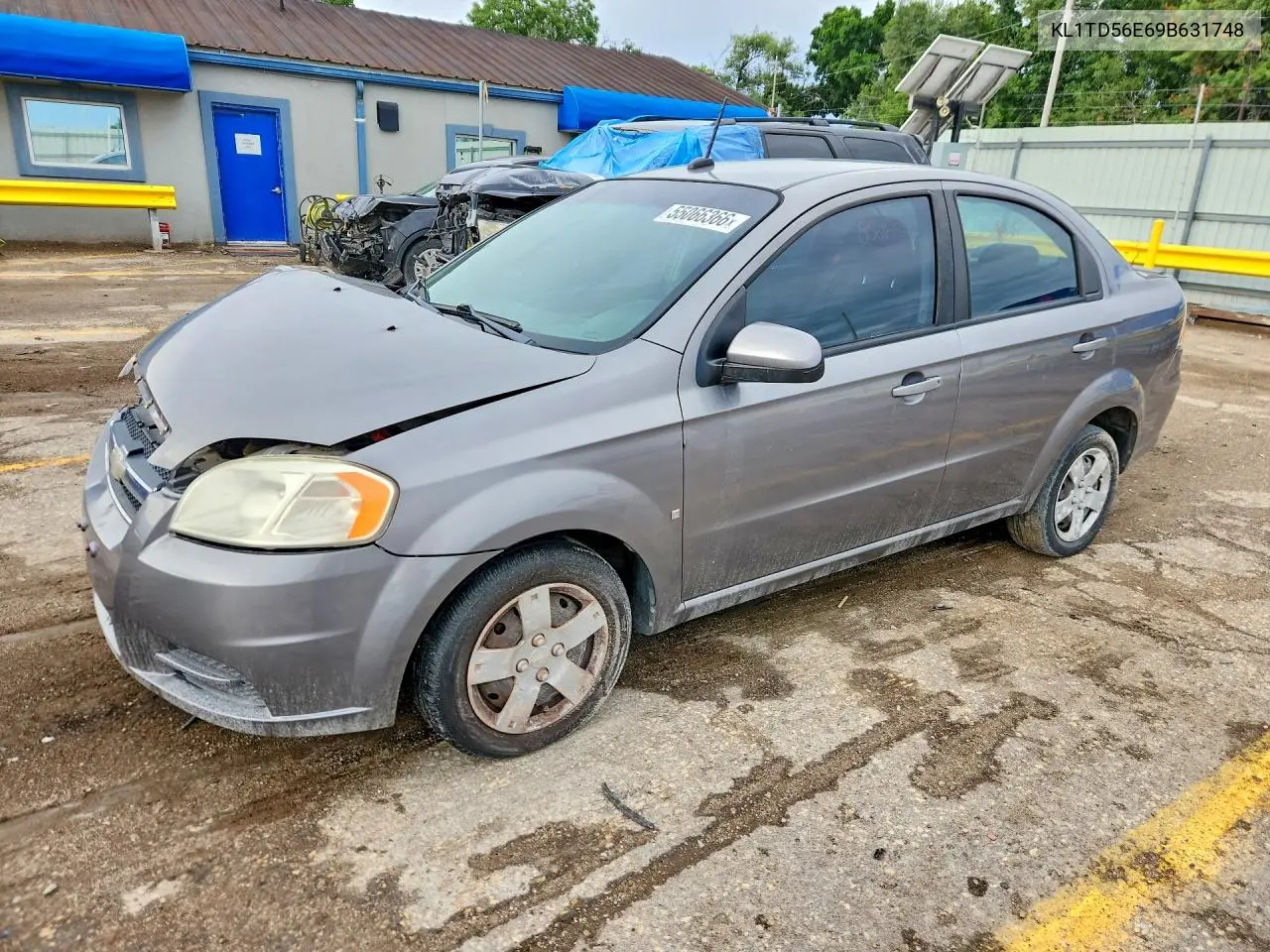 2009 Chevrolet Aveo Ls VIN: KL1TD56E69B631748 Lot: 55066366