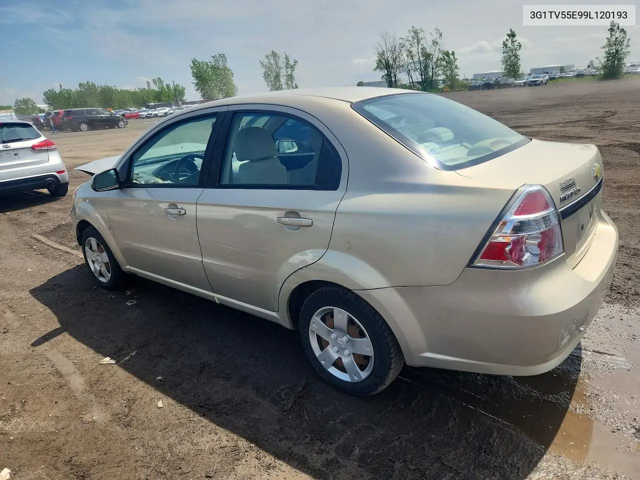 2009 Chevrolet Aveo Ls VIN: 3G1TV55E99L120193 Lot: 56783556
