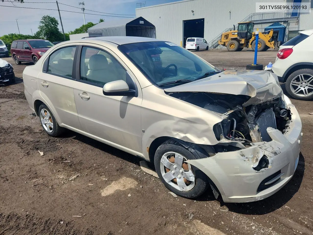 2009 Chevrolet Aveo Ls VIN: 3G1TV55E99L120193 Lot: 56783556