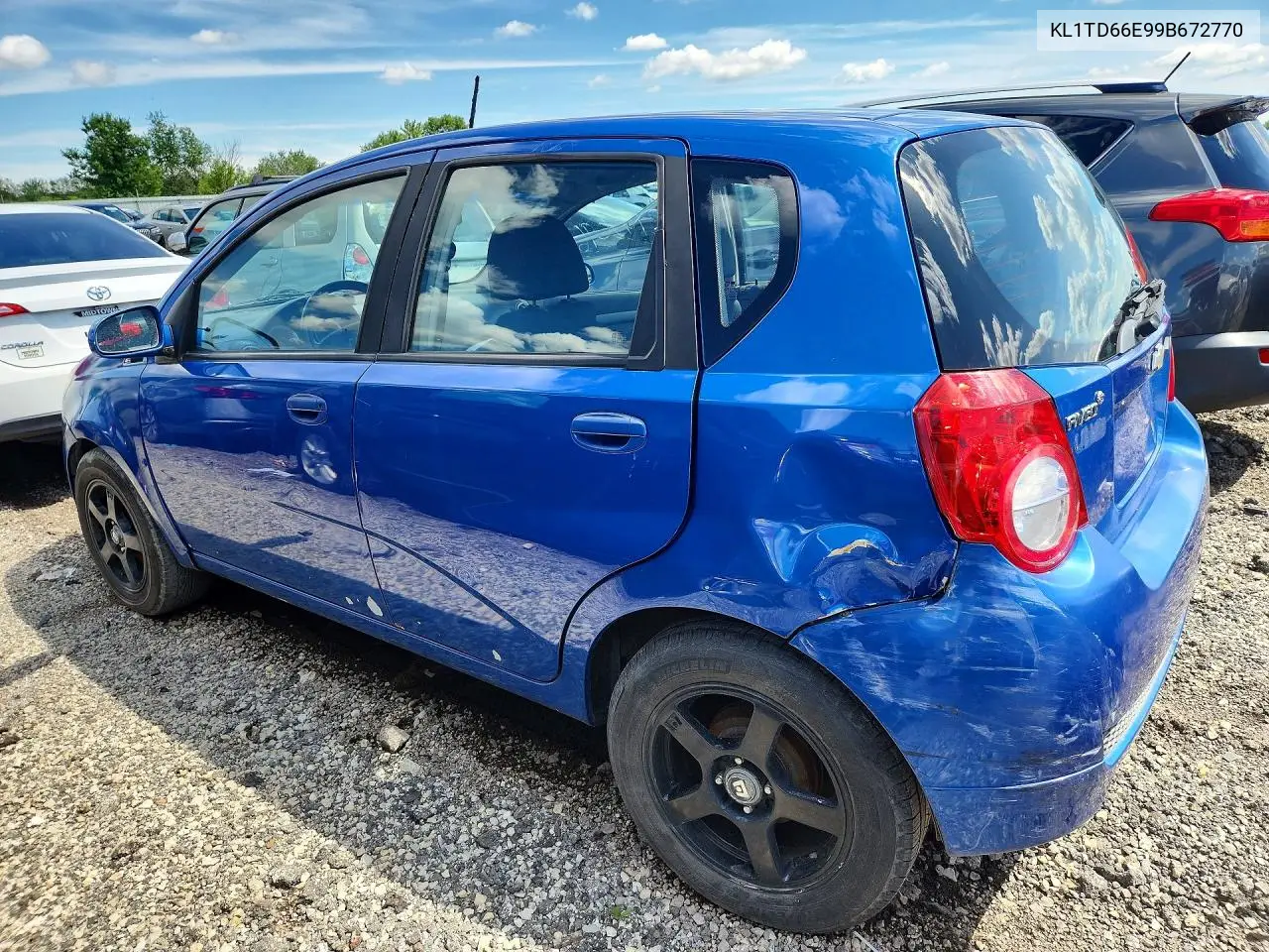 2009 Chevrolet Aveo Ls VIN: KL1TD66E99B672770 Lot: 57206656