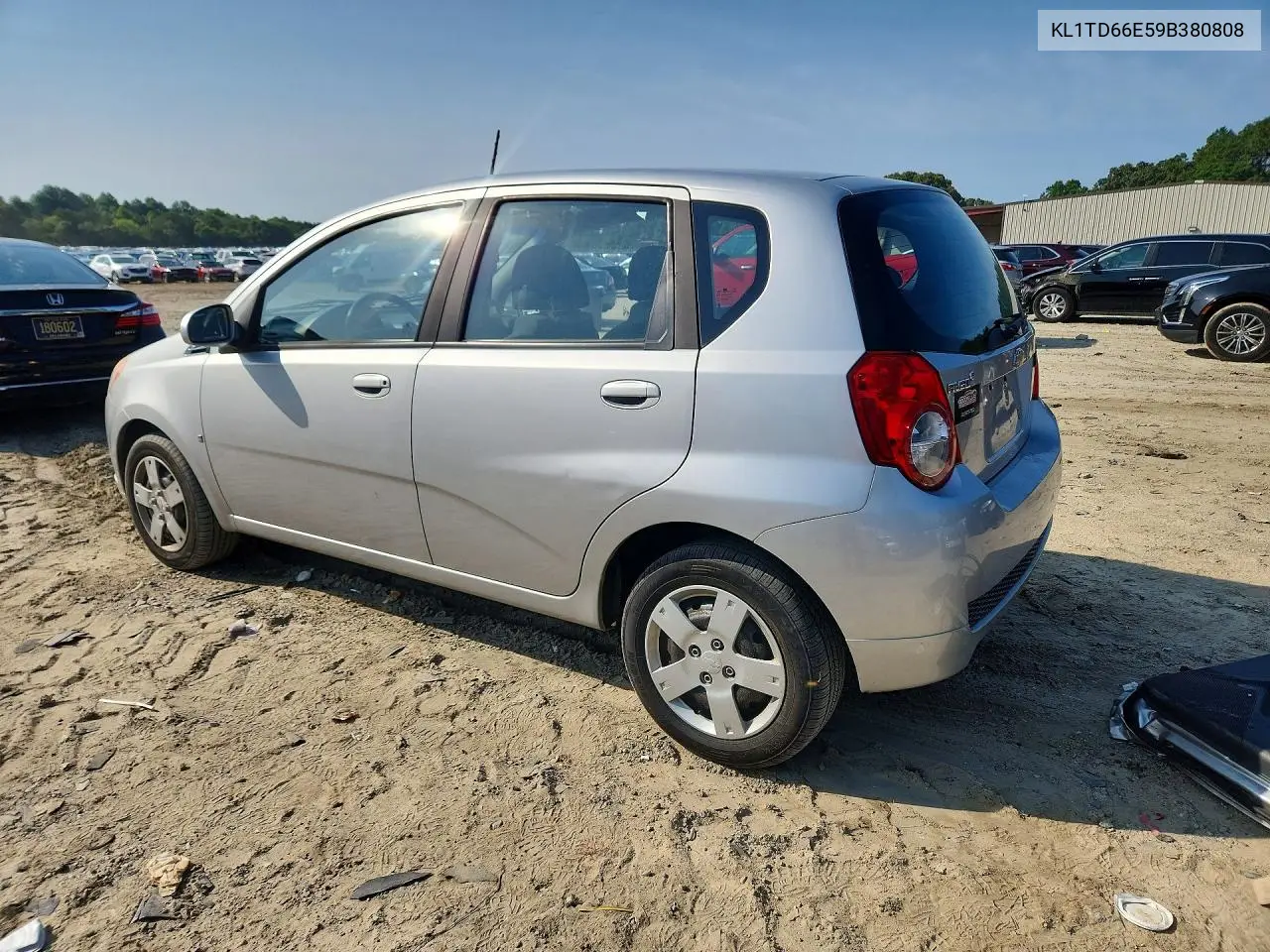 2009 Chevrolet Aveo Ls VIN: KL1TD66E59B380808 Lot: 59140136