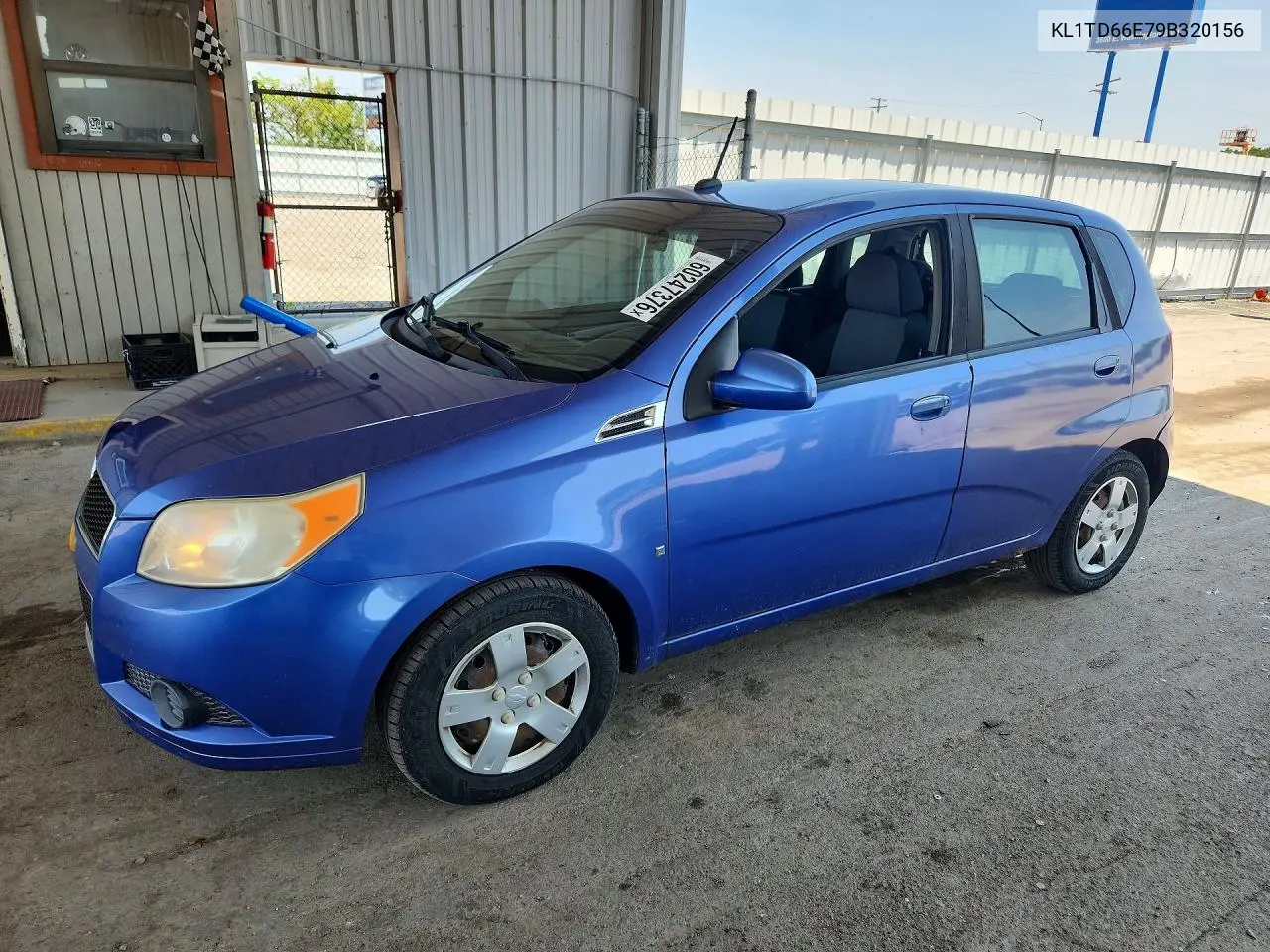 2009 Chevrolet Aveo Ls VIN: KL1TD66E79B320156 Lot: 60247376