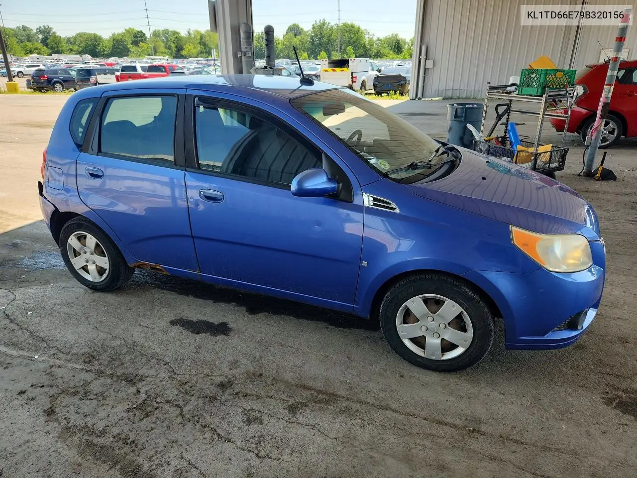 2009 Chevrolet Aveo Ls VIN: KL1TD66E79B320156 Lot: 60247376