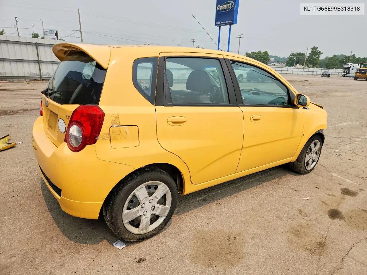 2009 Chevrolet Aveo Lt VIN: KL1TG66E99B318318 Lot: 61133856