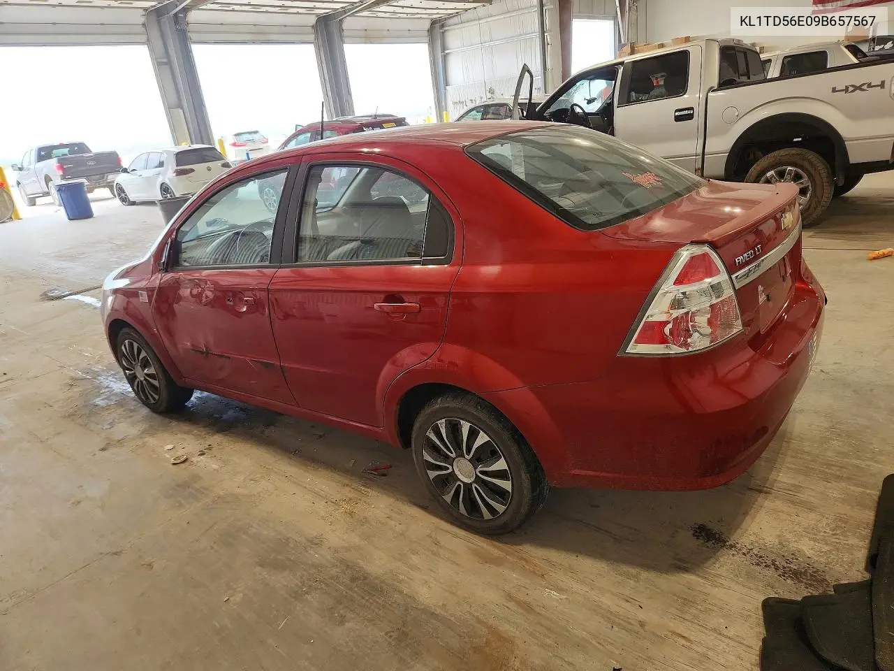 2009 Chevrolet Aveo Ls VIN: KL1TD56E09B657567 Lot: 85962865